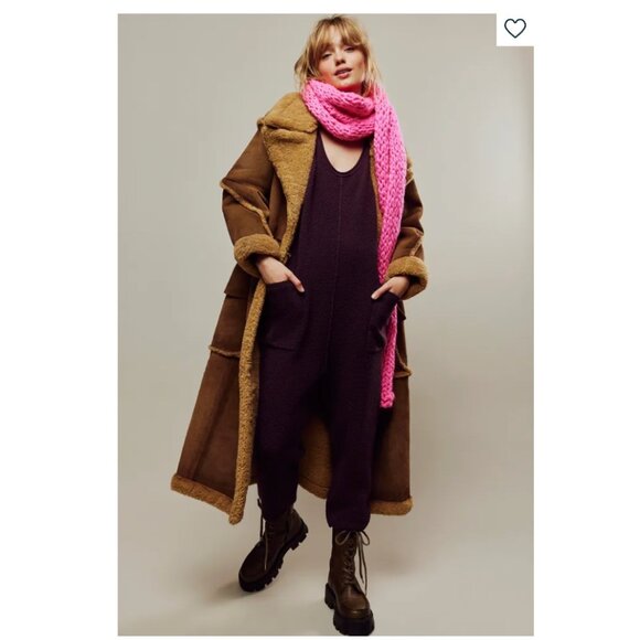 Free People Hailee Sweater Jumper - Vintage Wine 💜 XS & Small - Factory Sealed - Picture 2 of 9